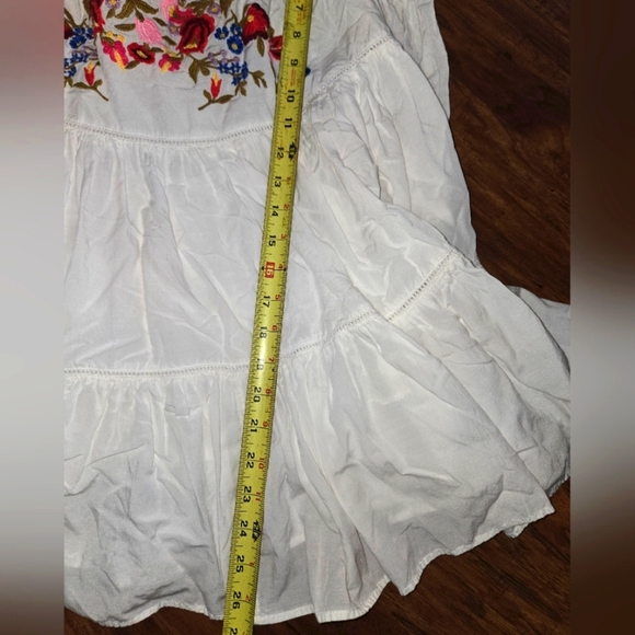 Free People Sunbeams White Embroidered Minidress - Picture 6 of 9